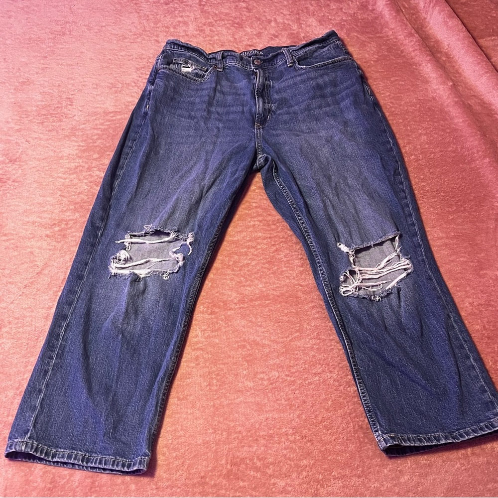 High rise, size 17 jeans